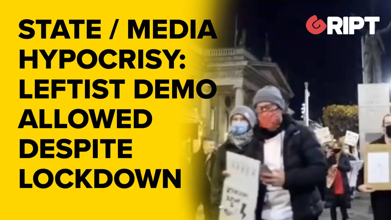 State and Media Hypocrisy : Leftist Demo allowed despite Lockdown