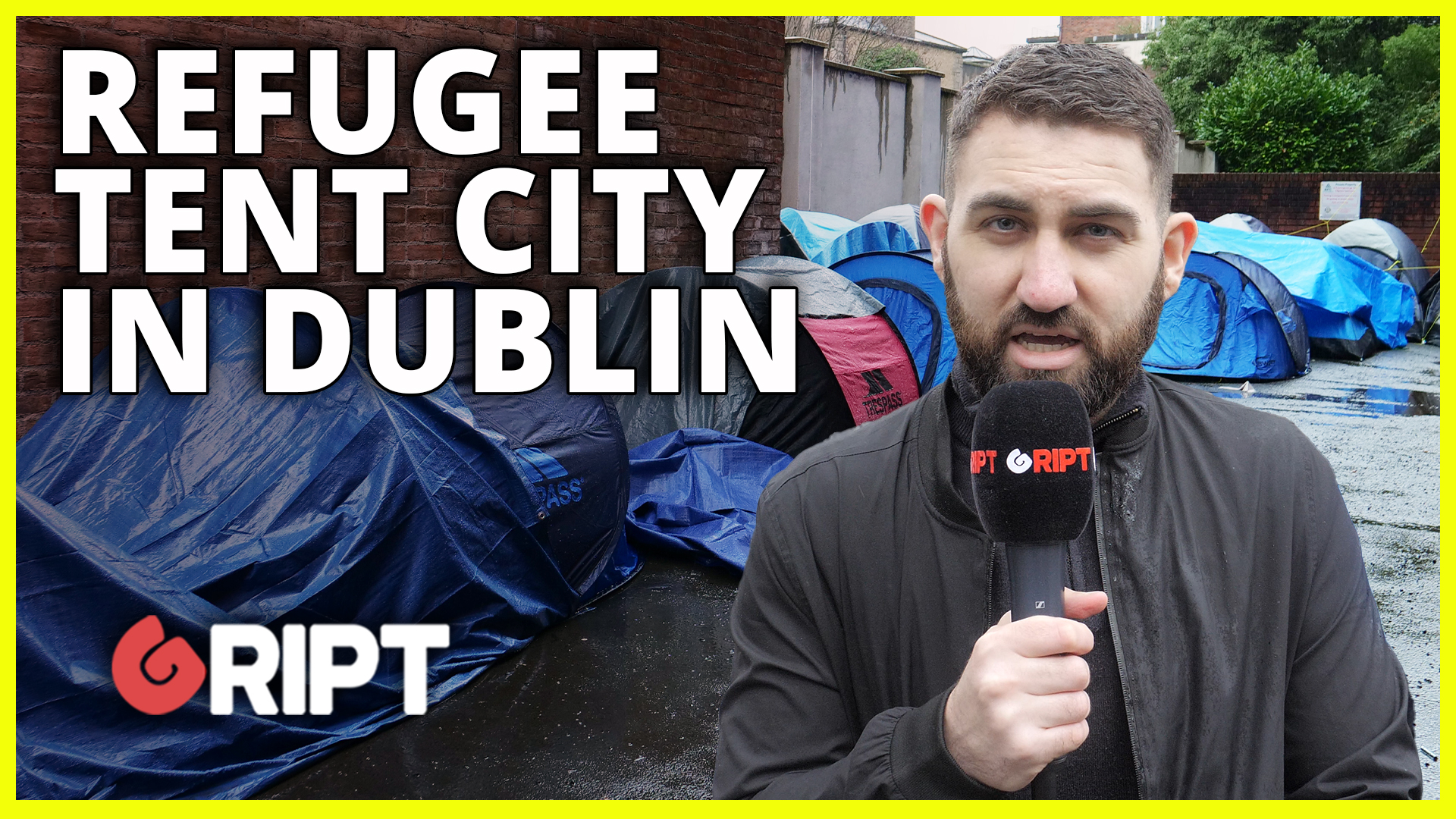 Report from Mount Street IPO tent city in Dublin - Gript