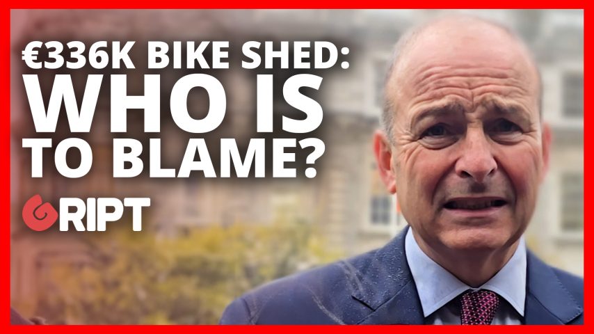 Martin still doesn't know who signed off on bike shed - Gript