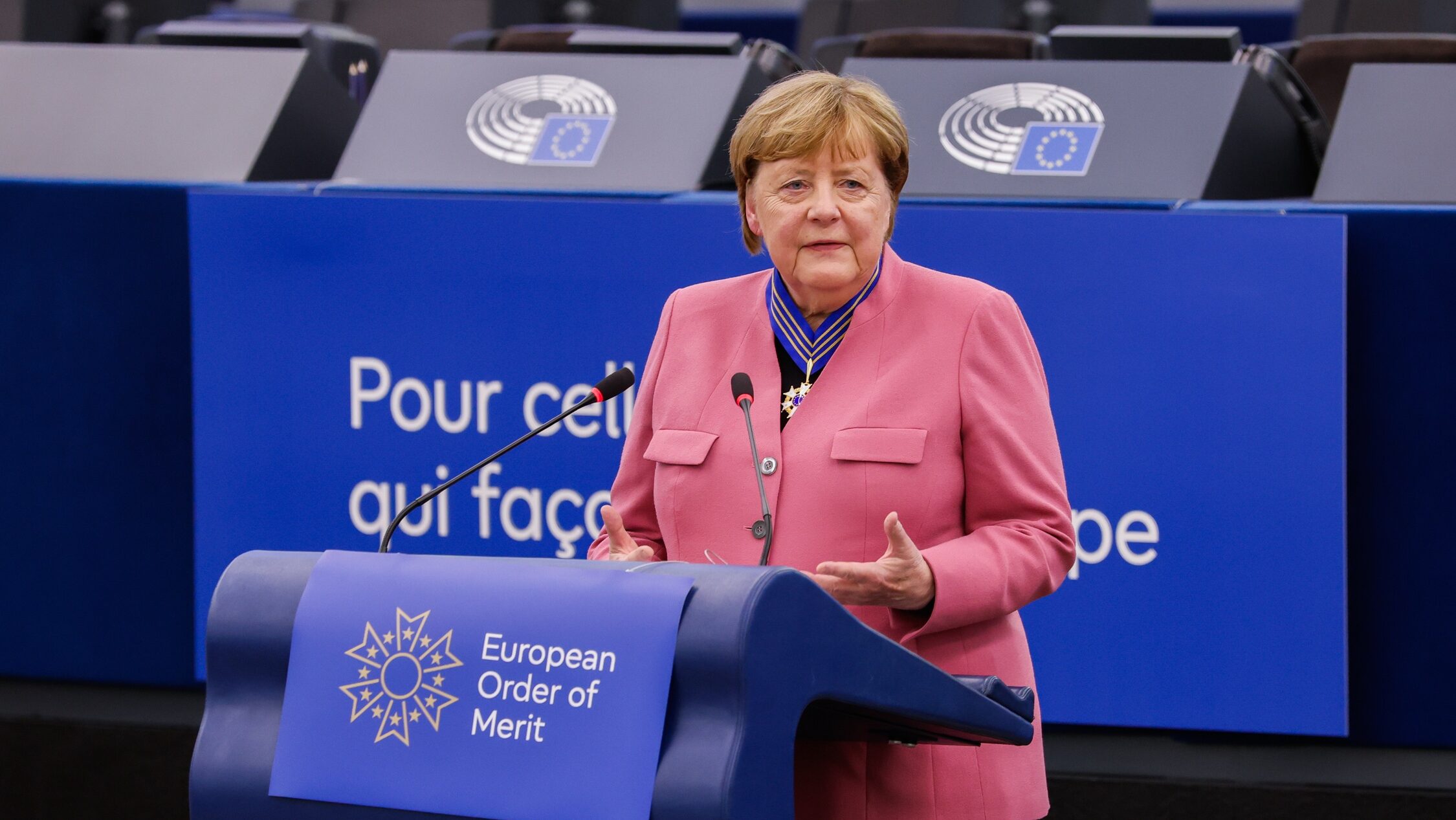 REVEALED: EU Padded Crowd for Merkel Censorship Speech